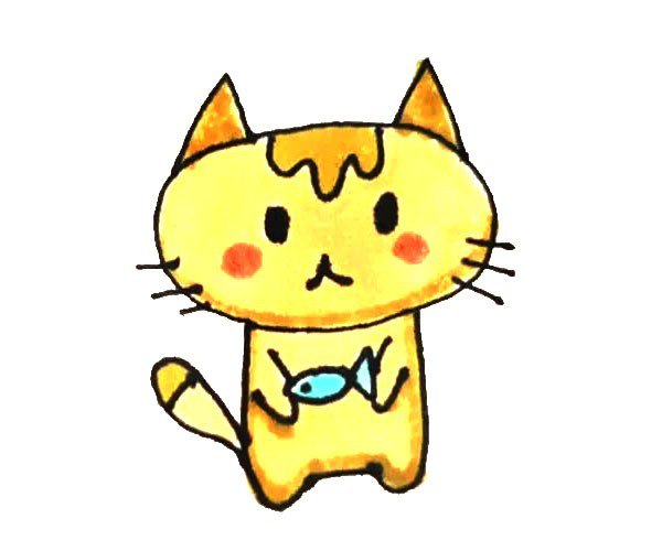 儿童轻松学画小猫-8