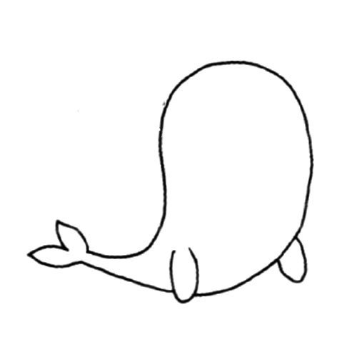 简单的海豹简笔画教程-2