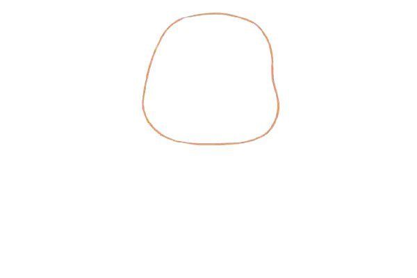 可爱的卡通小猪简笔画-1