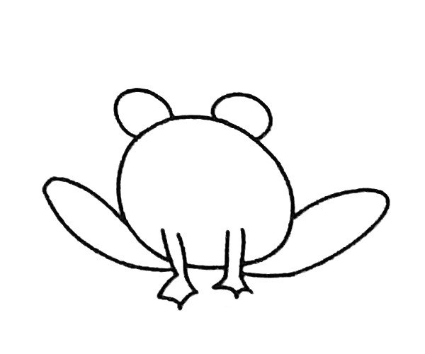 四步画出简单的青蛙-3
