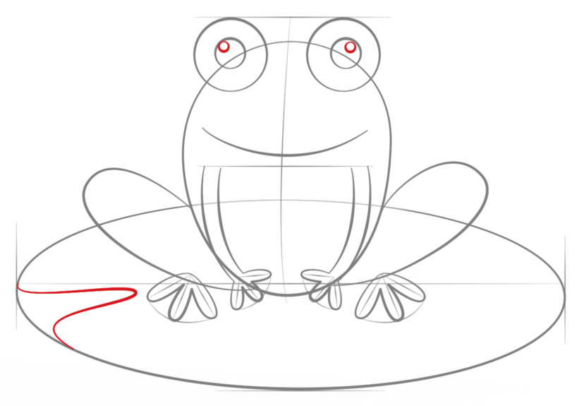 如何画青蛙简笔画-6