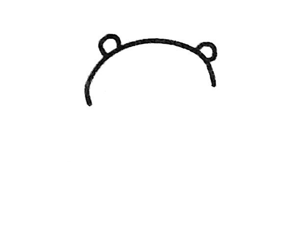 简单四步画开心的狗熊-1