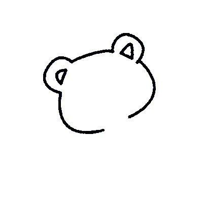 浣熊简笔画大全及画法步骤-1