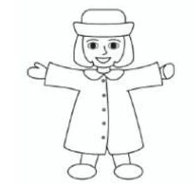 幼儿园人物简笔画教案《校车老师》-3
