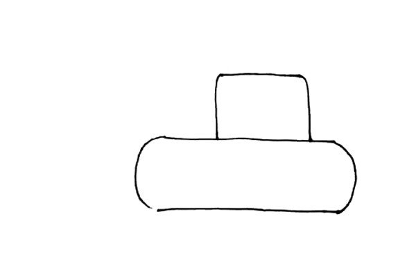 画坦克简笔画-3