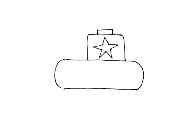 画坦克简笔画-4