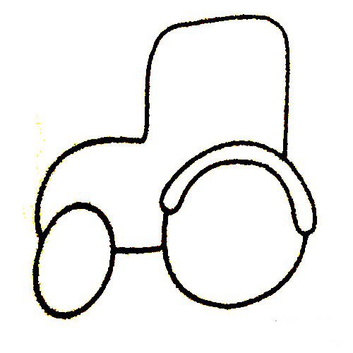 铲车简笔画大全及画法步骤-1