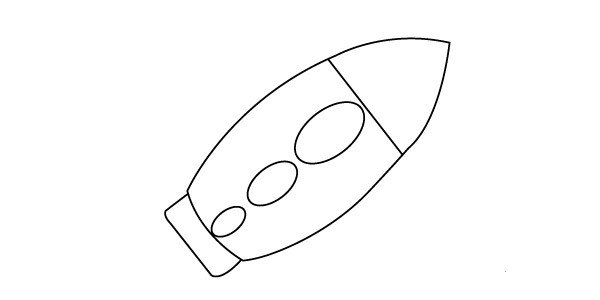 宇宙飞船简笔画怎么画-4