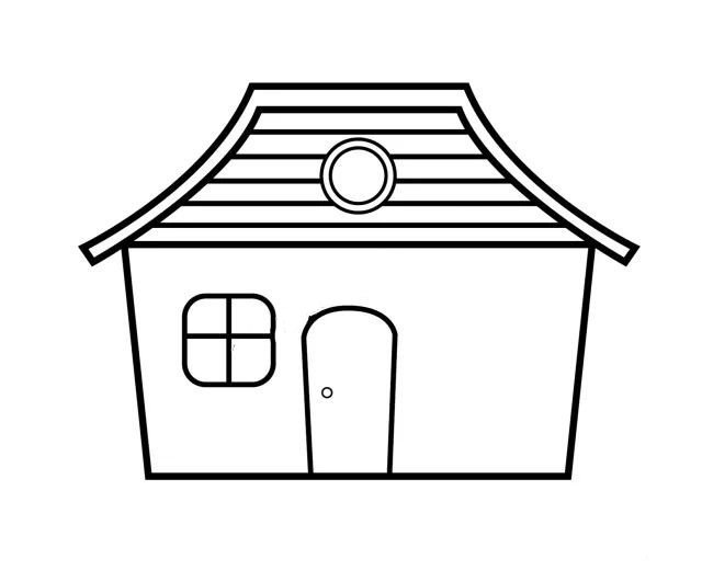 小木屋怎么画-5