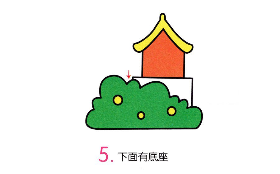 林间小亭简笔画-5