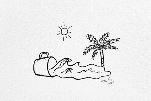 好看的风景简笔画-4