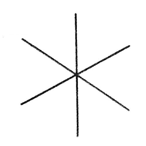 雪花简笔画大全及画法步骤-1