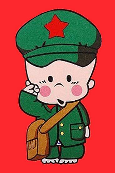 关于红军长征的简笔画_红军长征人物简笔画-3