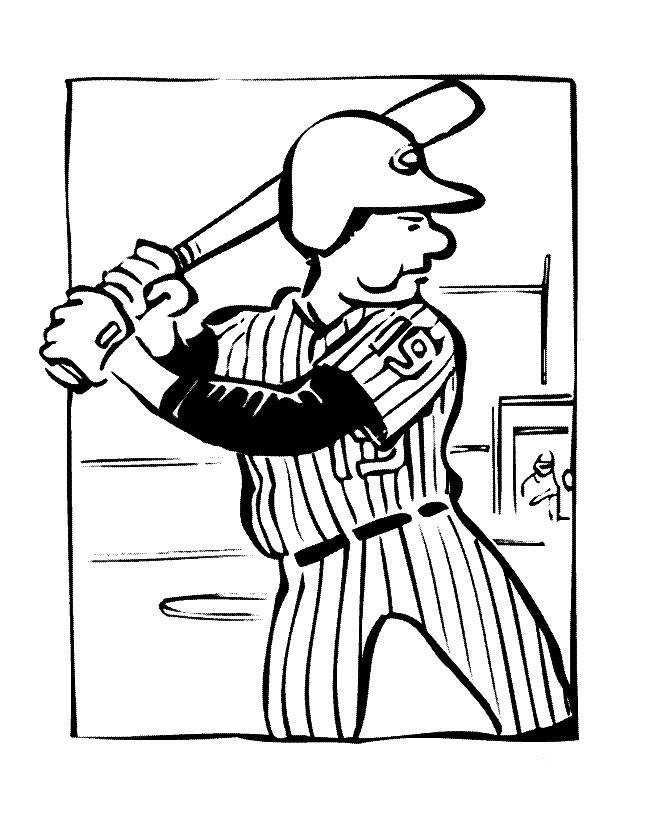 体育运动简笔画之棒球-1