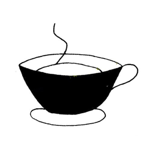 咖啡杯简笔画-1
