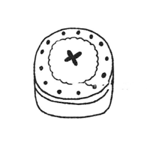 可爱的铁盒子简笔画教程-3