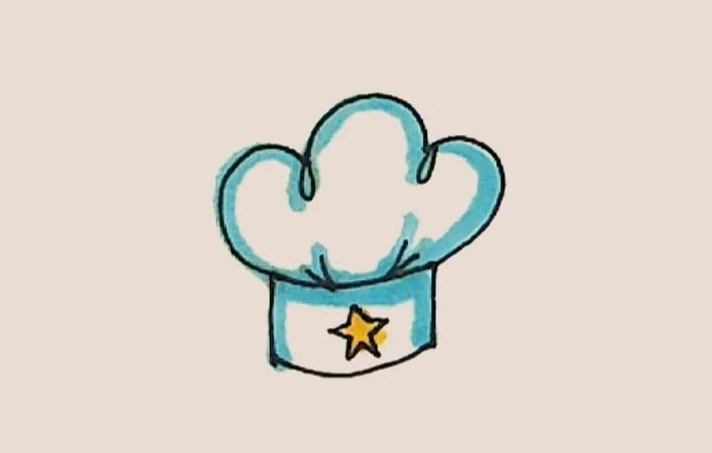 简笔画之厨师帽-5