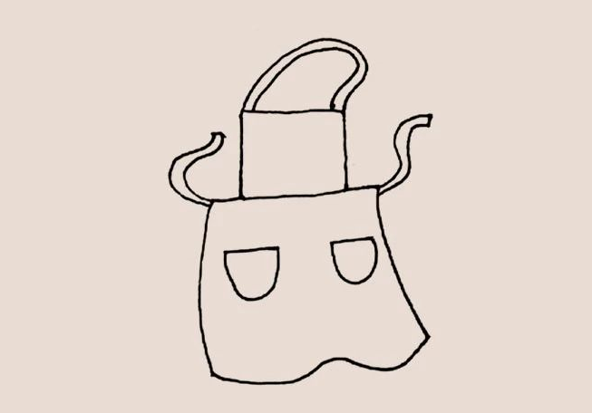 简笔画之围裙-4
