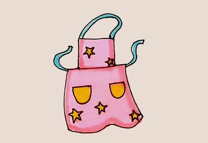 简笔画之围裙-6