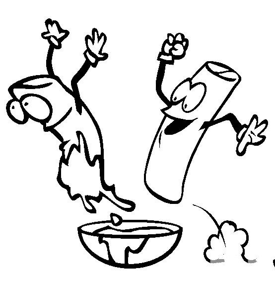 鸡蛋卷简笔画图片-1