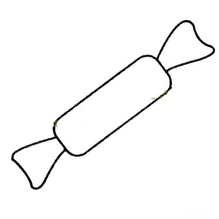 糖果简笔画大全及画法步骤-2