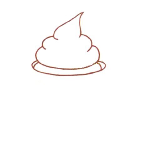 Q版蛋糕简笔画教程-2