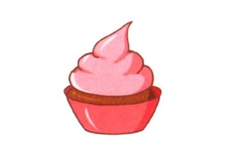 Q版蛋糕简笔画教程-4