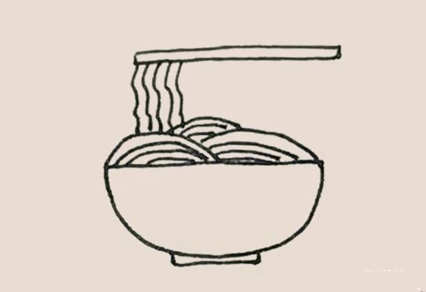 简笔画之面条-5