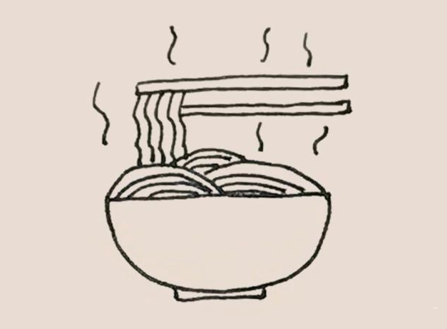 简笔画之面条-7