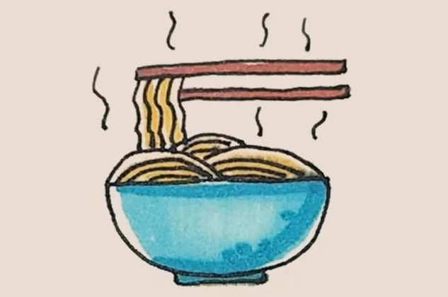 简笔画之面条-8