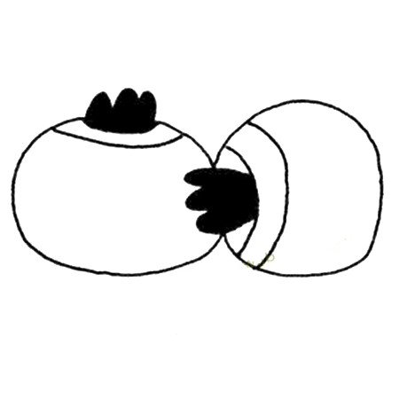 一组简单的蔬菜简笔画图片-4