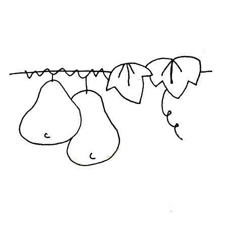 一组简单的蔬菜简笔画图片-6