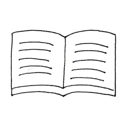 笔记本简笔画图片-2