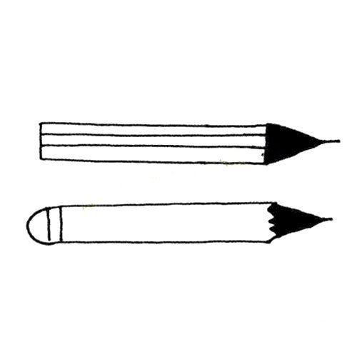 关于笔的简笔画图片-1