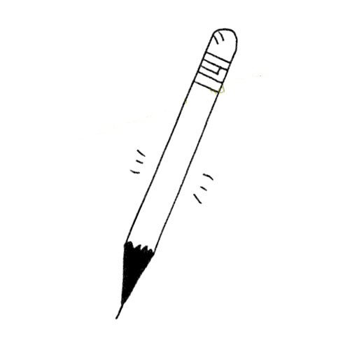 关于笔的简笔画图片-3