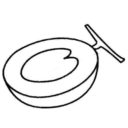 哈密瓜简笔画大全及画法步骤-3