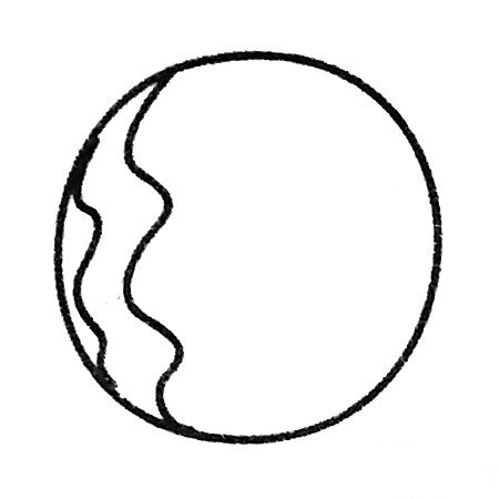 西瓜简笔画大全及画法步骤-2