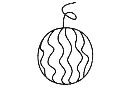 西瓜简笔画大全及画法步骤-4