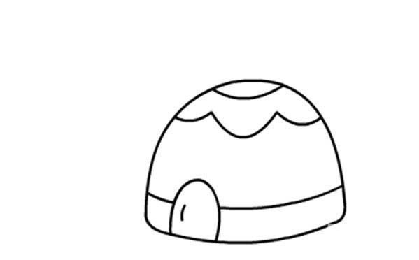 蒙古包的绘画步骤-3