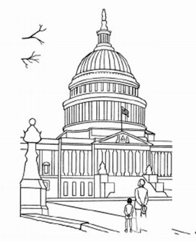 建筑图片_唯美城堡简笔画图片-1