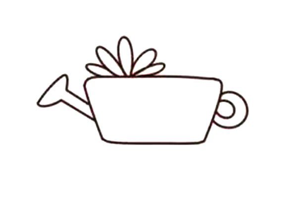 漂亮的多肉植物简笔画12-3