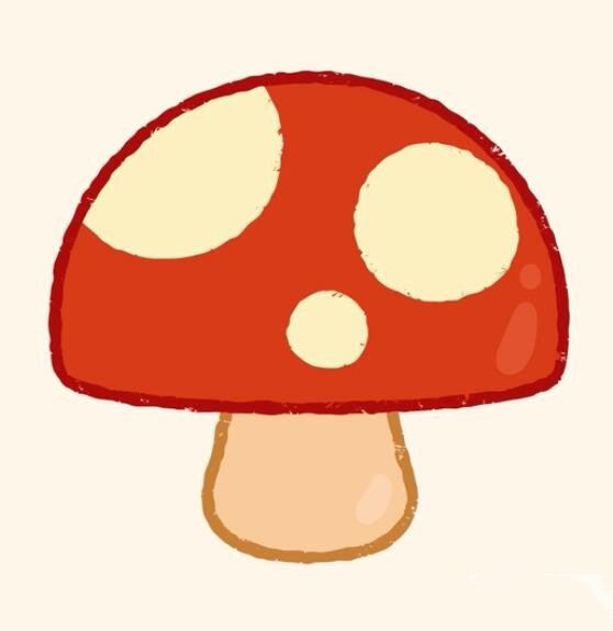 神奇简笔画_蘑菇-5
