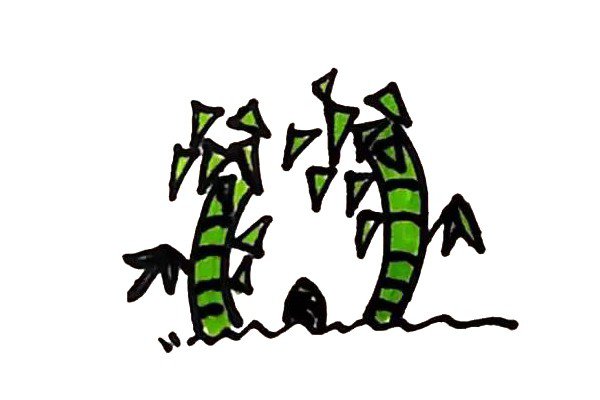学画竹子-1