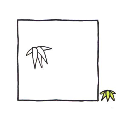 四步画出可爱简笔画_熊猫和我们都爱竹子-1