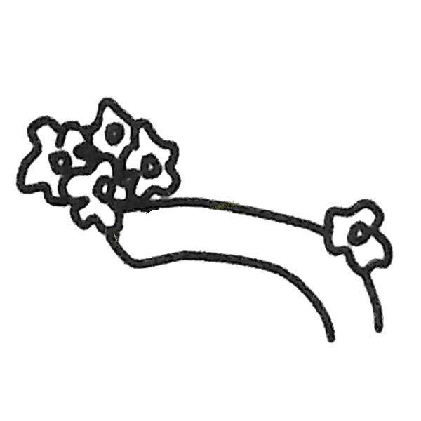 儿童简笔画大全_梅花简笔画教程-2