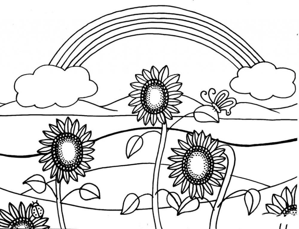 7张向日葵简笔画图片-2