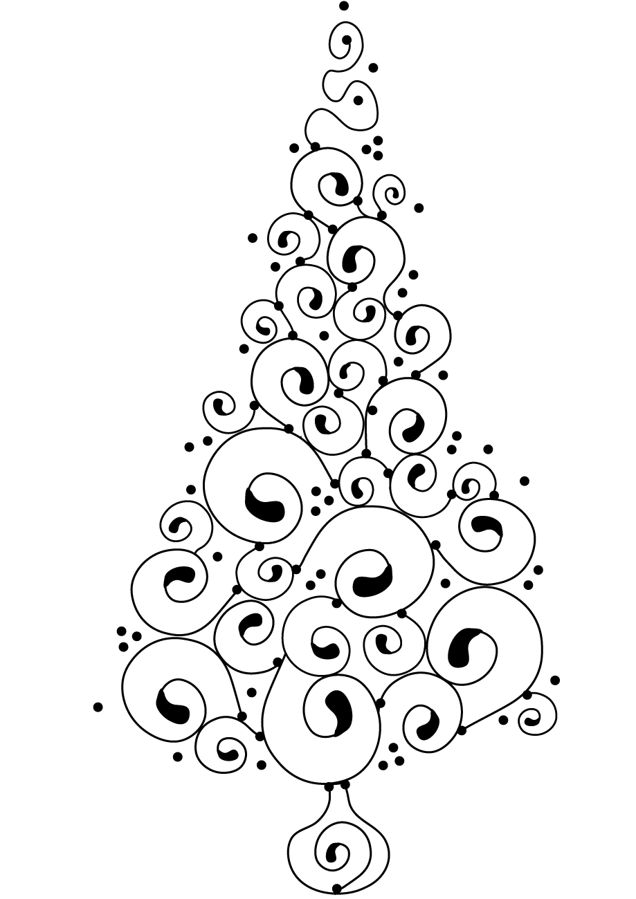 简画圣诞树-1