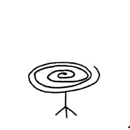 蚊香熏蚊子简笔画教程-1