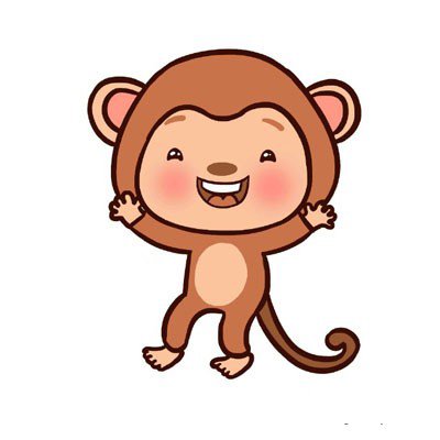 猴年到画只可爱的小猴子-9