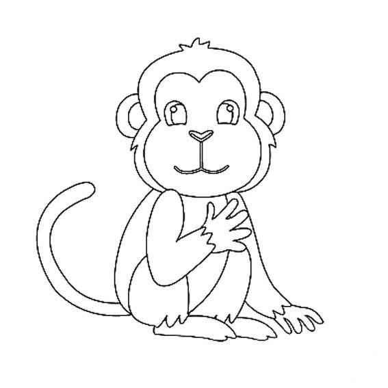 教你学画小猴子-1